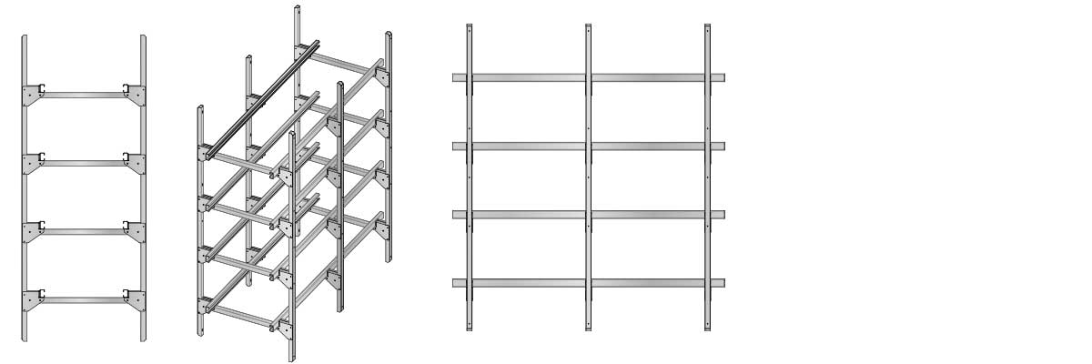 Struttura interna per <br/>4 livelli